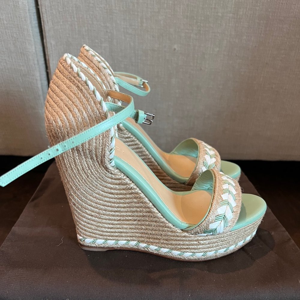 Gucci Jute Espadrilles Wedges